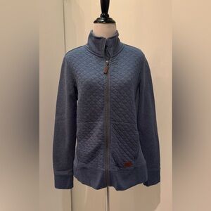 L.L. Bean Quilted Full Zip Sweatshirt